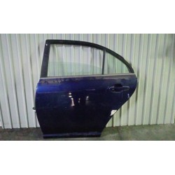 Porta trás esquerda para Toyota Avensis T25 carro 2005 (2003-2008) azul