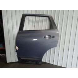 Porta trás esquerda para Nissan Qashqai 2008 (2006-2013) cinza escuro