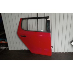 Porta trás direita para Skoda Fabia 2008 carro 5p (2007-2014) vermelho