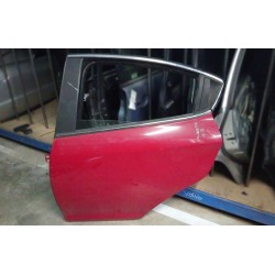 Porta trás esquerda para Alfa Romeo Giulietta 940 2012 (2010-2020) vermelho