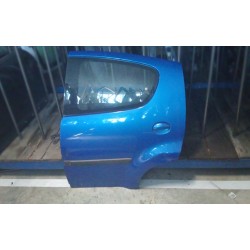 Porta trás esquerda para Citroen C1 2008 (2005-2014) azul